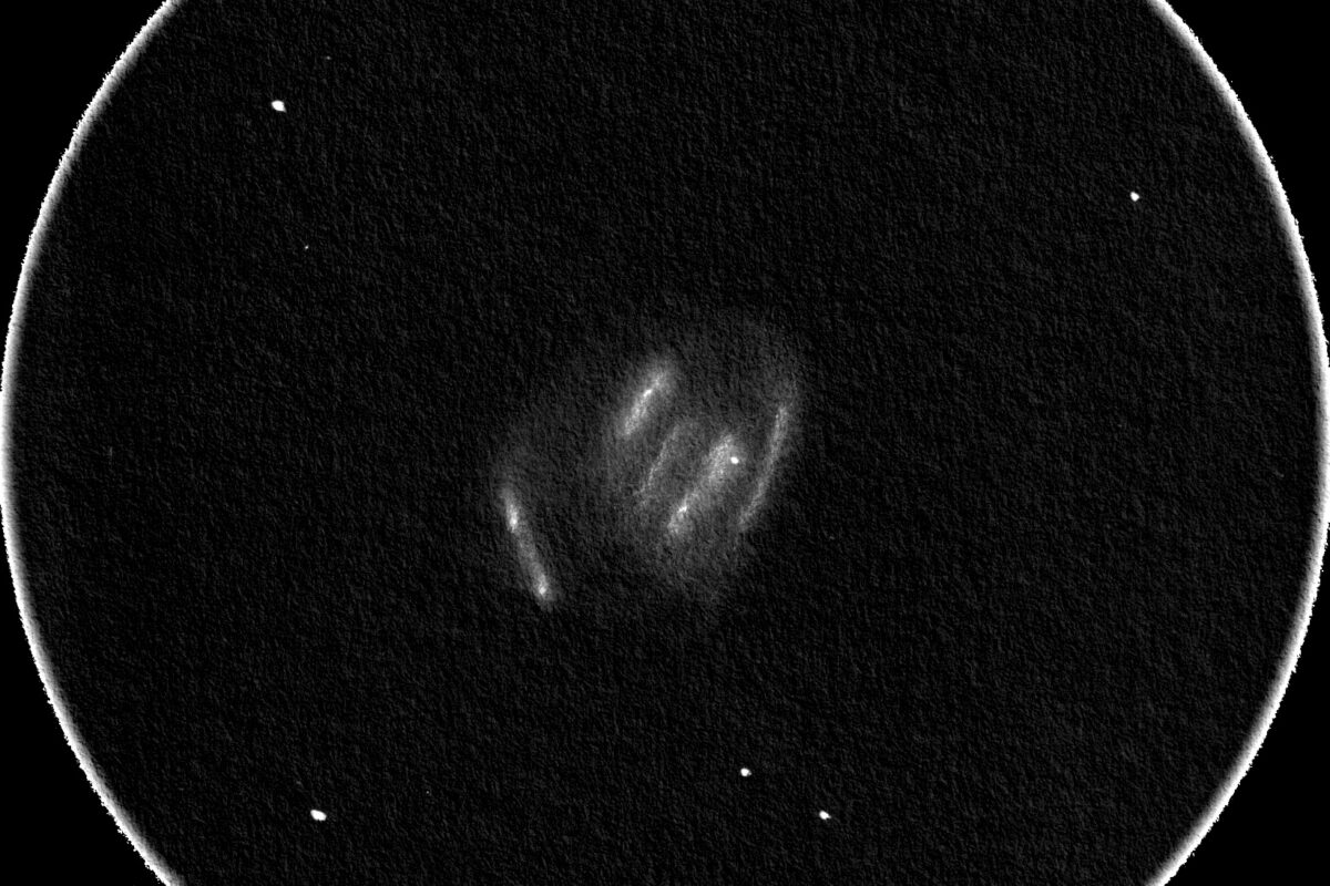 M 101 Feuerrad-Galaxie vom 01.10.2021 (Zeichnung)