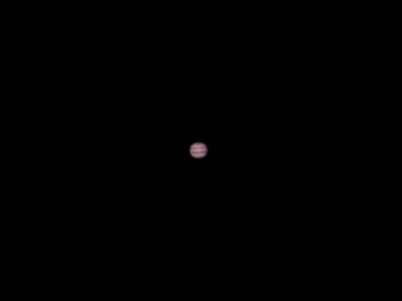 Jupiter am 01. 07. 2020 (ohne Nachführung)