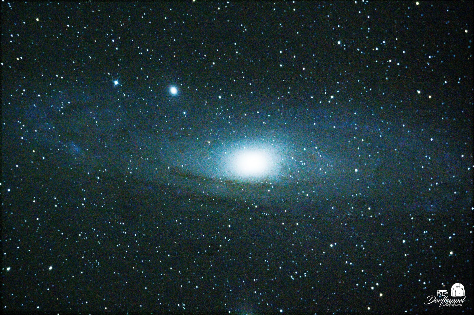 M 31 Andromedagalaxie am 20. Okt. 2020 (N 150/750, SonyNEX-5)