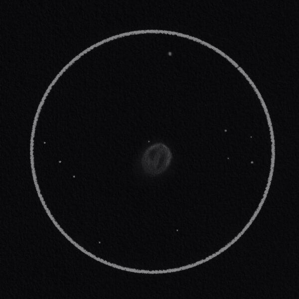 M 97 Eulennebel vom 23.02.2022 (Zeichnung)