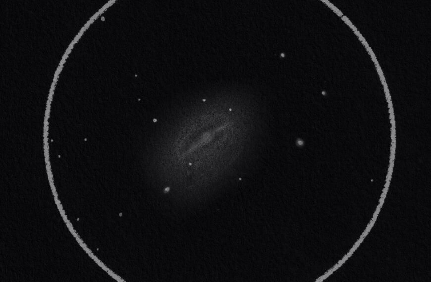 NGC 2903 vom 03.03.2022 (Zeichnung)
