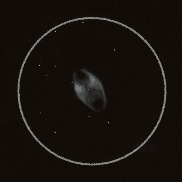 M 27 – Meine visuelle Beobachtung vom Hantelnebel (Zeichnung)