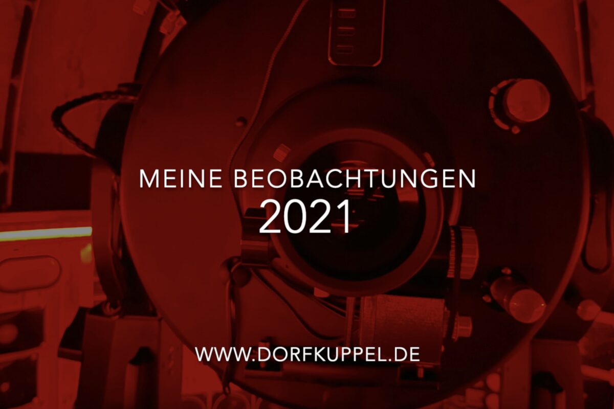 Video: Meine visuellen Beobachtungen aus dem Jahr 2021