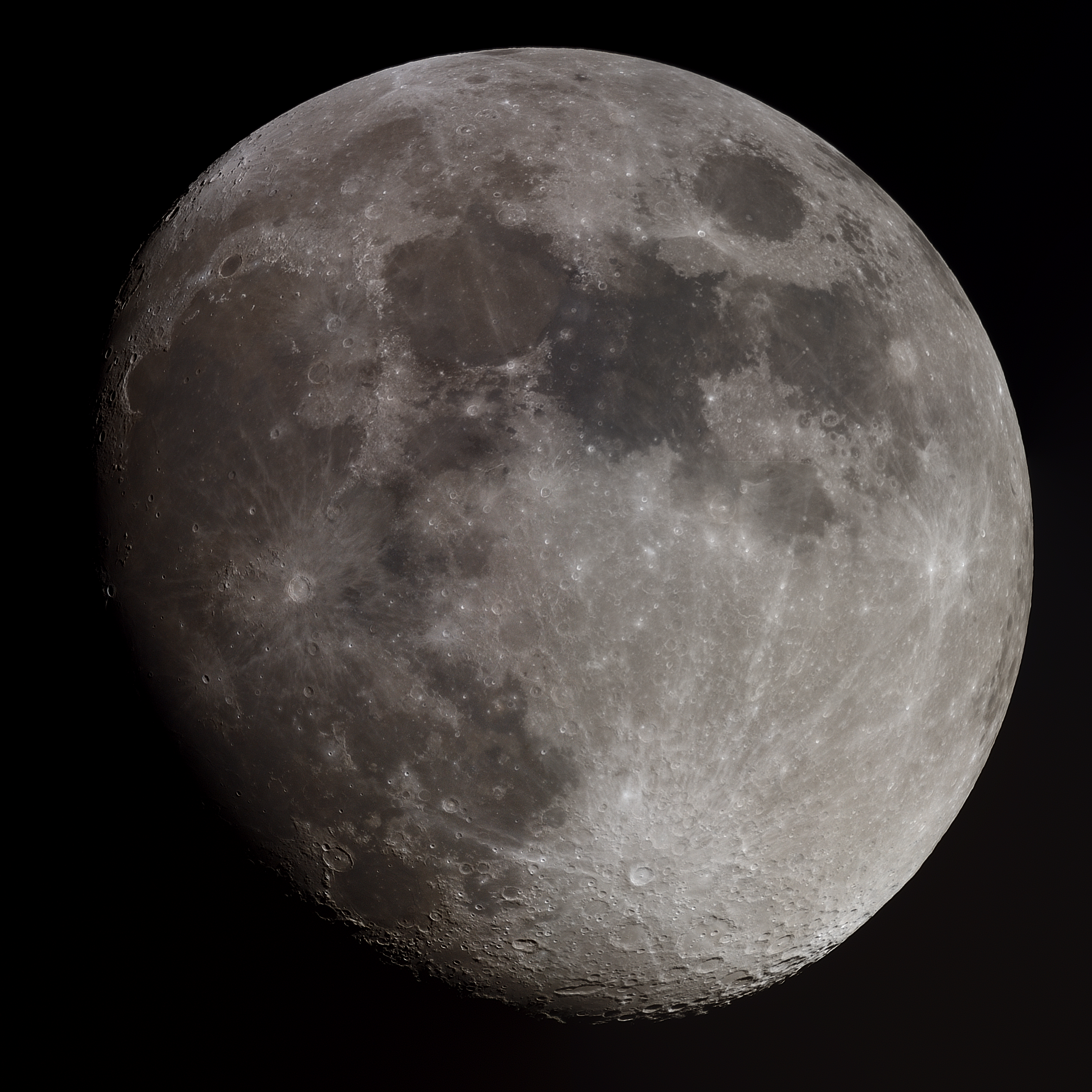 Mond – Mein großes Mond-Mosaik aus 6 Bilder (6400×6400, 19MB)