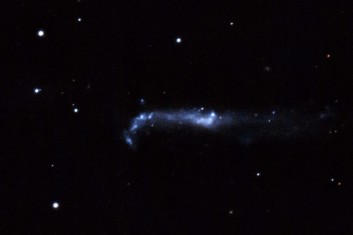 NGC 4656  Hockey-Stick Galaxie, meine bisher längste Belichtung