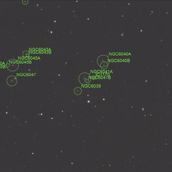 Abell 2151 – Test Deep Field rund um NGC 6041 – Der Herkules Galaxienhaufen