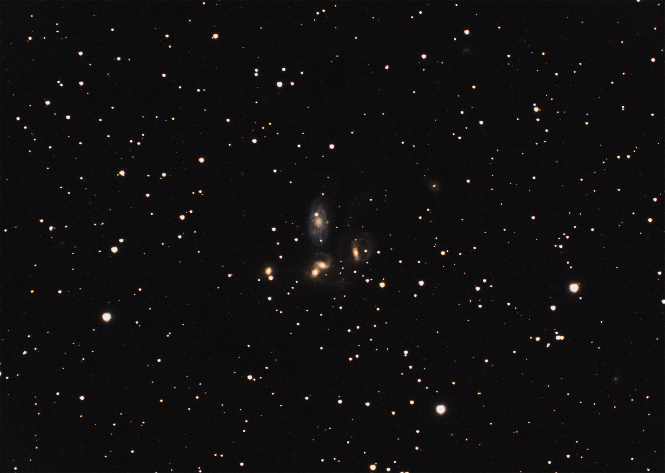 ARP 319 – Galaxiengruppe Stephans Quintett (NGC 7317/7318/7319/7320)