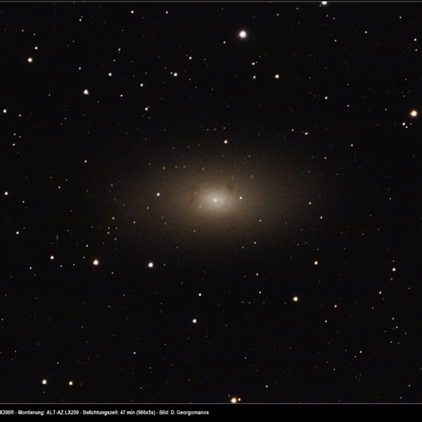 M 110 – Der unbeachtete Begleiter der Andromeda Galaxie(Astrofoto)