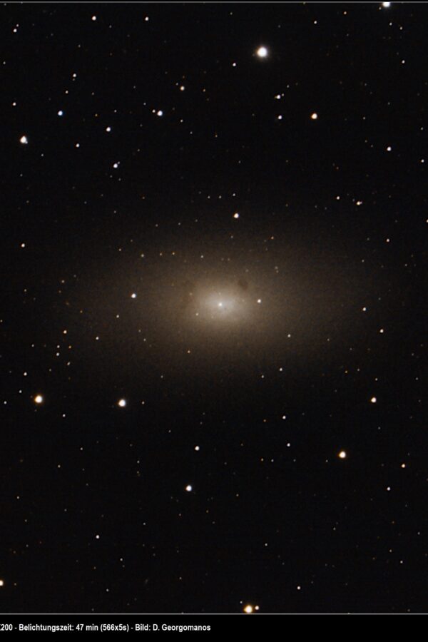 M 110 – Der unbeachtete Begleiter der Andromeda Galaxie(Astrofoto)