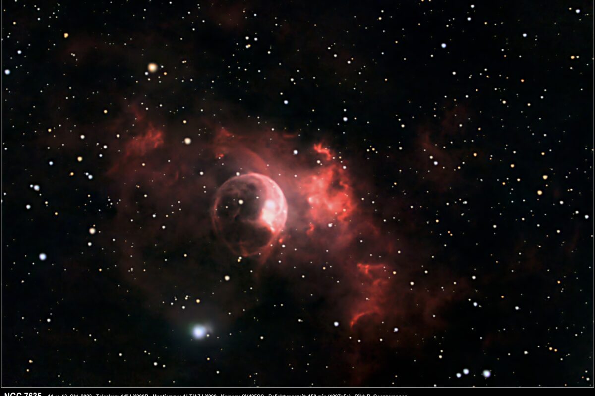 NGC 7635 – Der Blasennebel (Astrofoto)