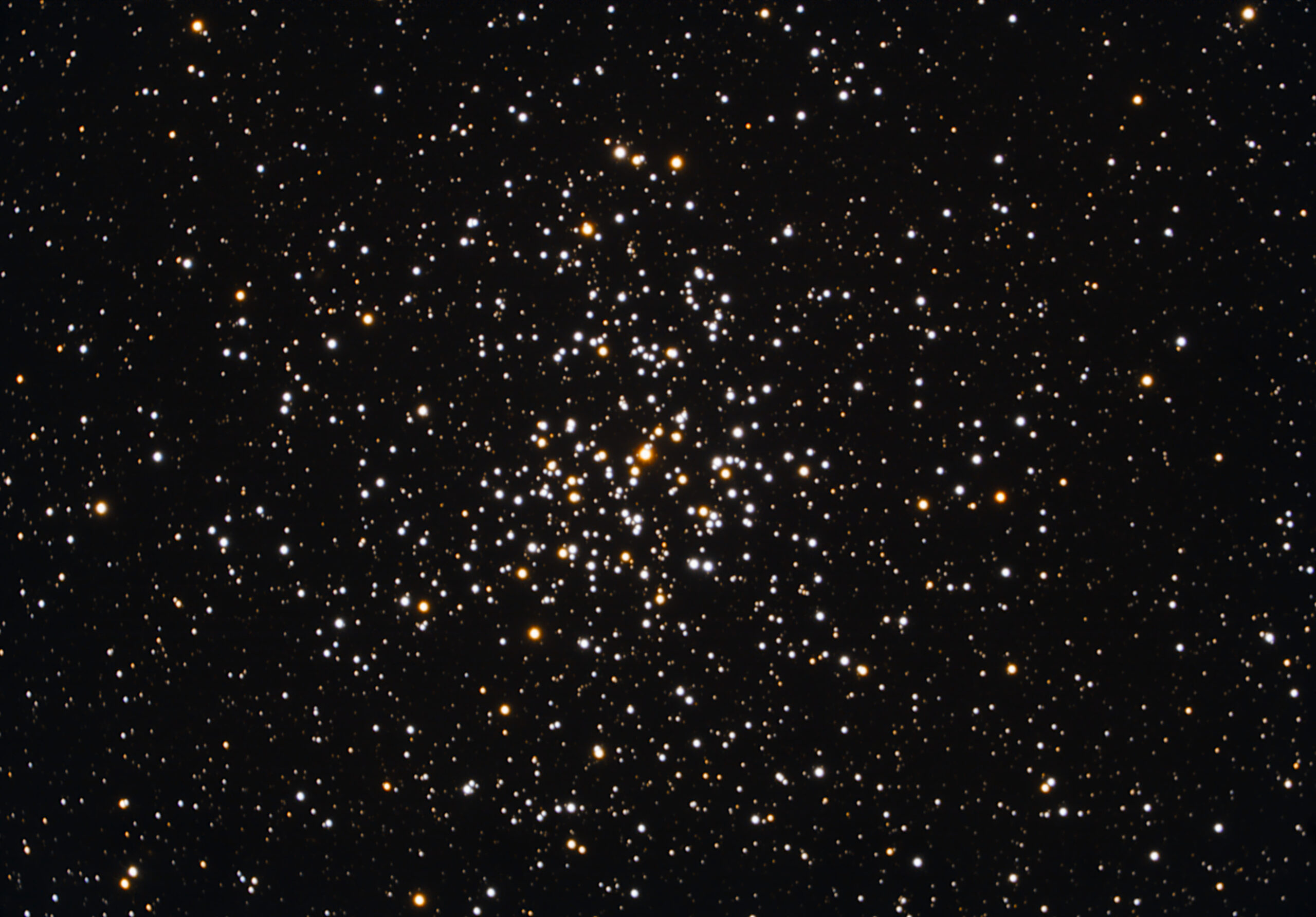 M 37 – Das erste Bild mit neuer Eigenbau-Montierung