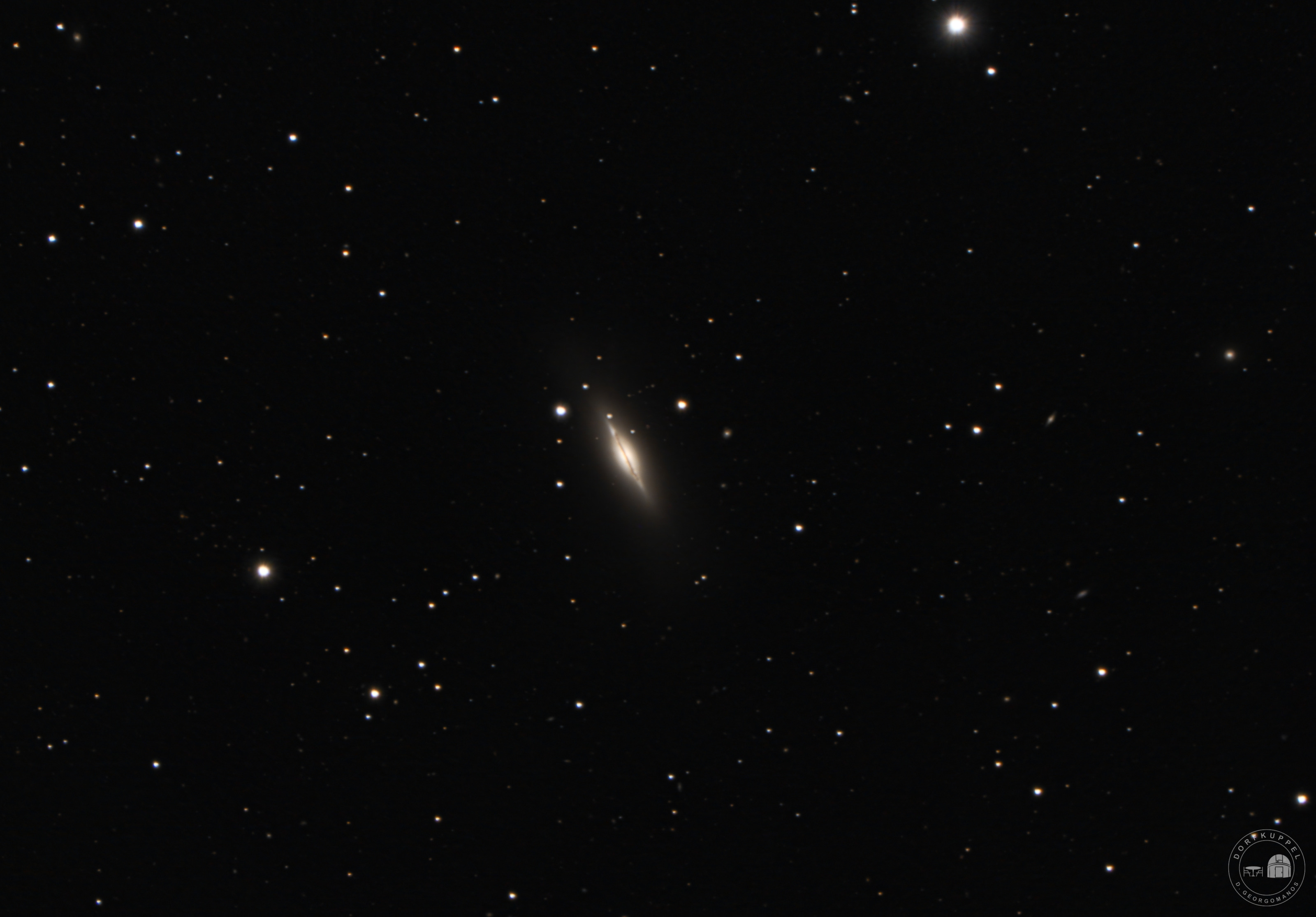 Messier 102, der Prototyp einer linsenförmigen Galaxie