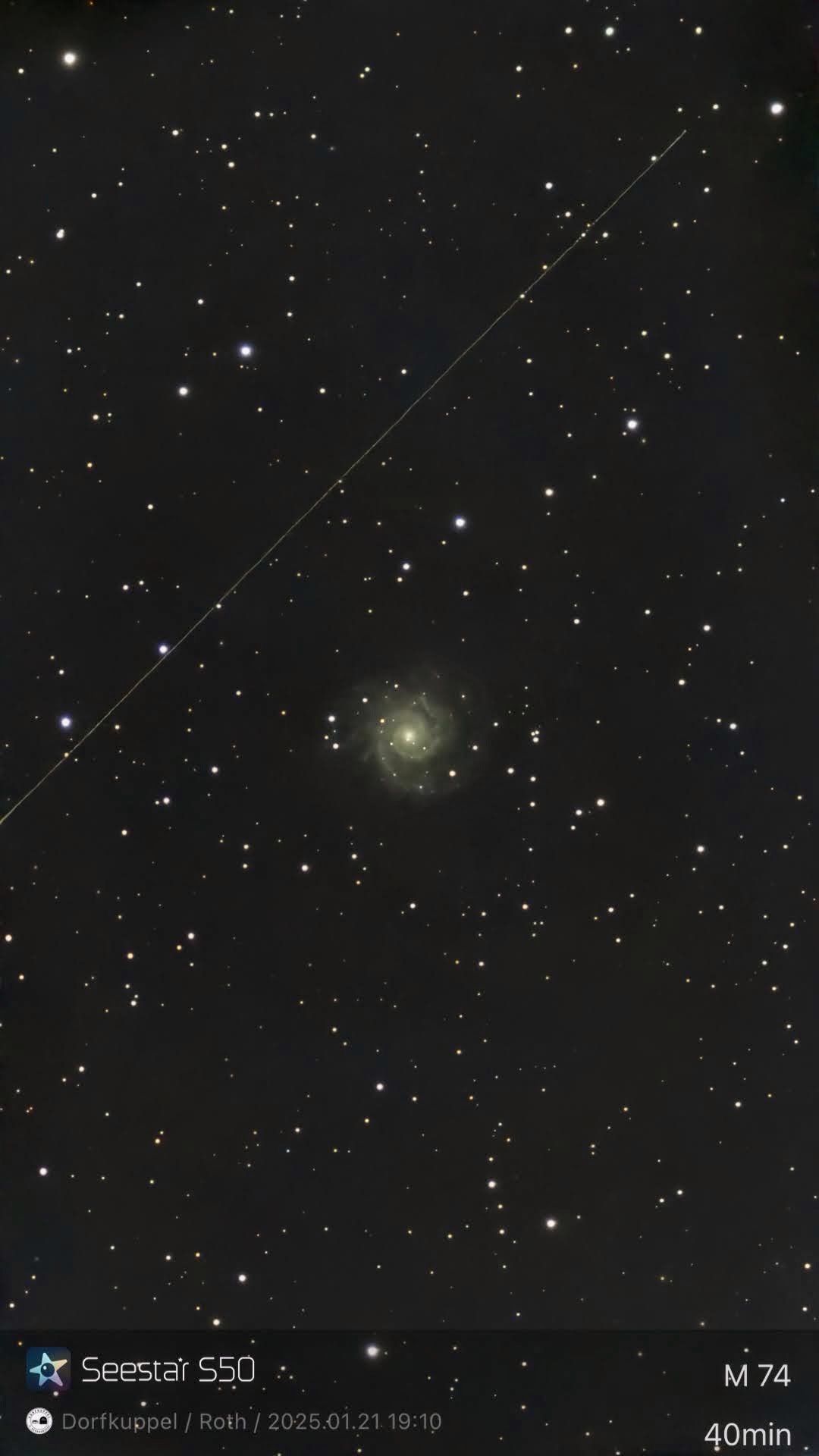 M 74 – Phantomglaxie (Seestar)