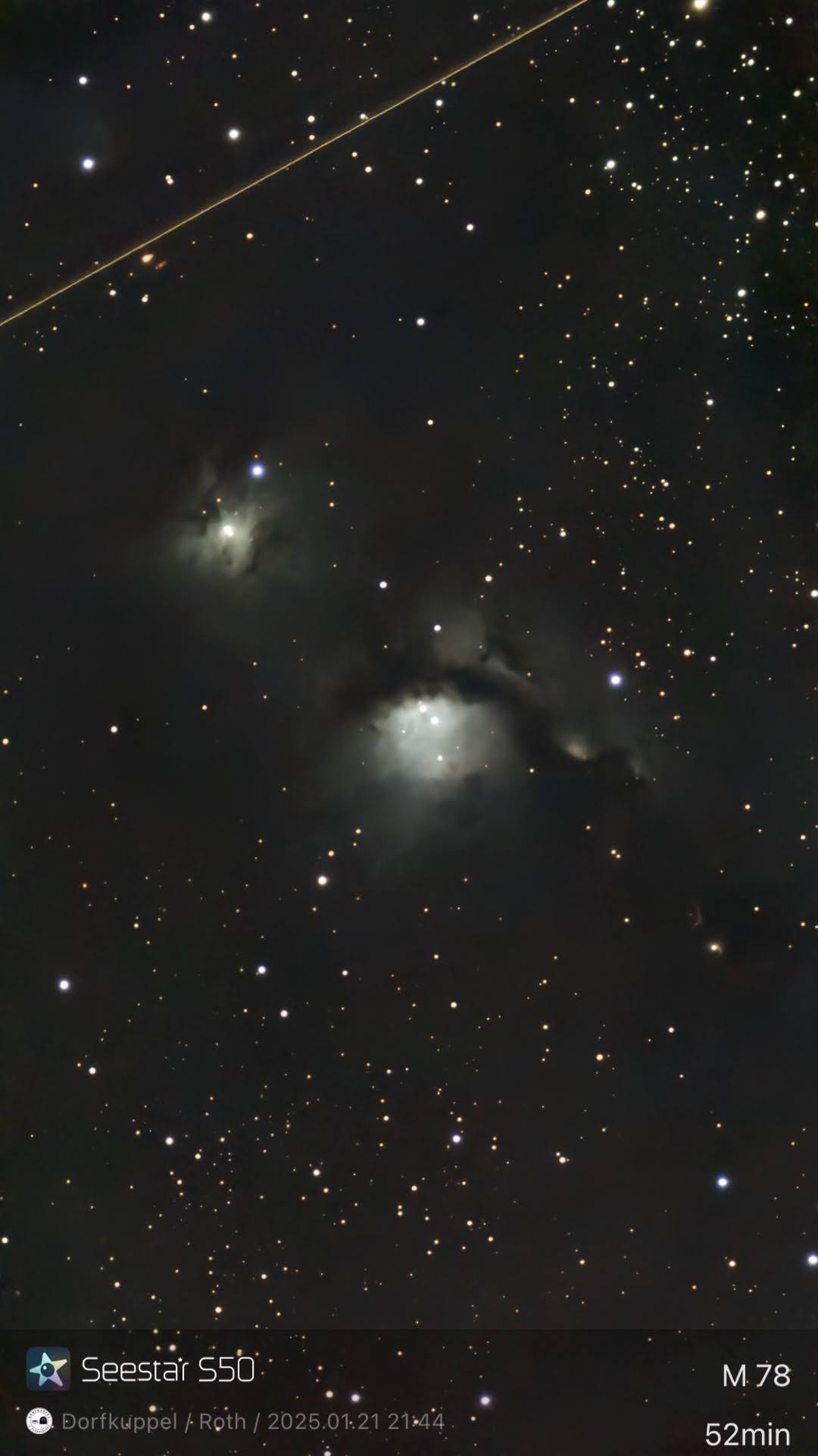 M 78 – Casper der freundliche Geist (Seestar)