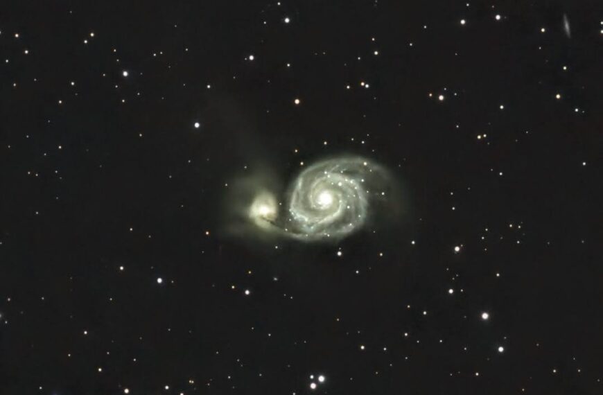 M 51 – Whirlpool Galaxie (Seestar)